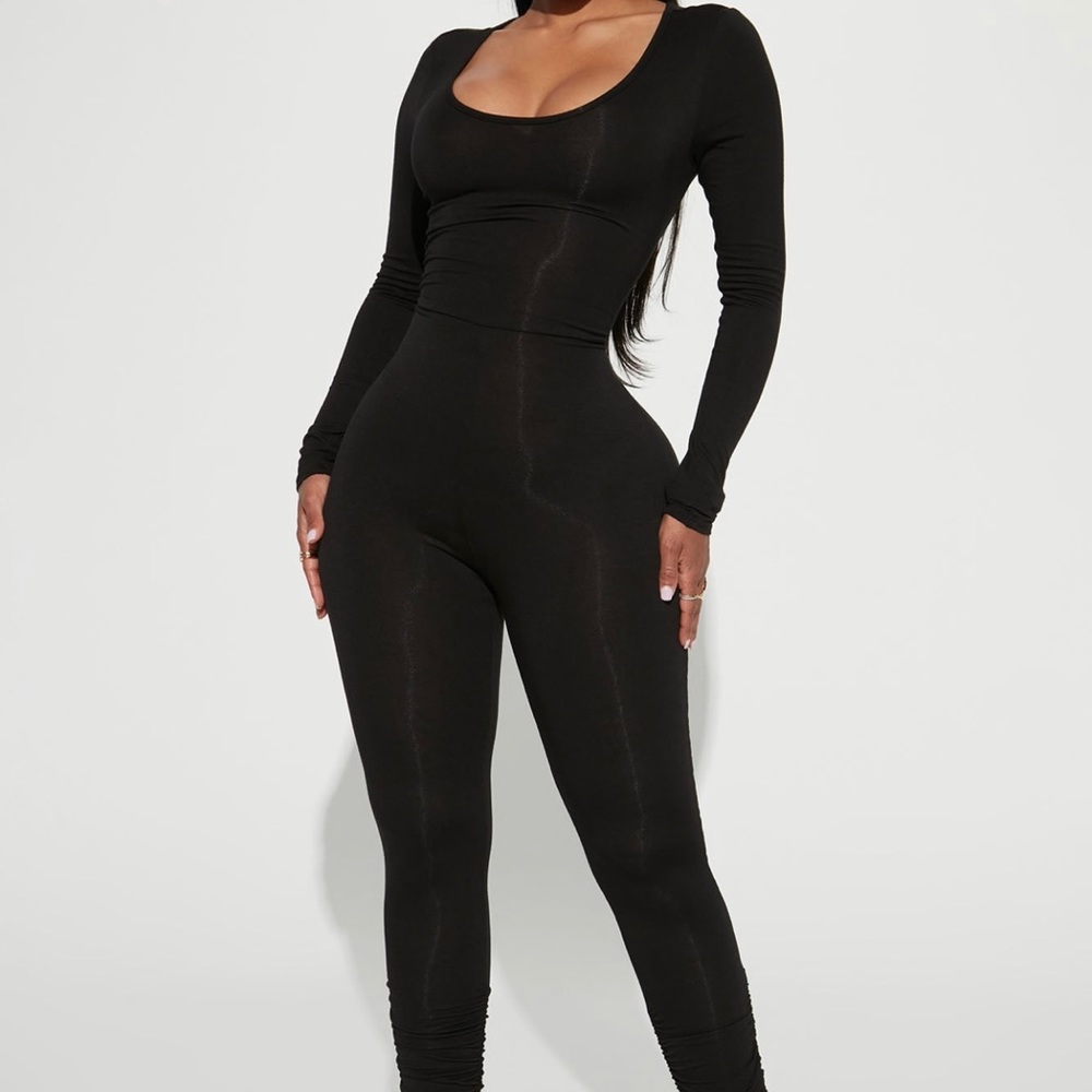 Black Bodycon Jumpsuit